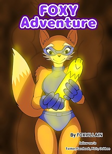  pics FoxVillain- Foxy Adventure, big boobs , full color 