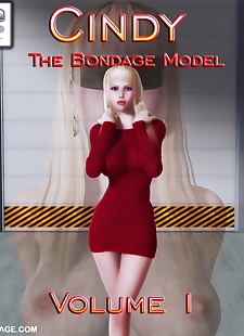  pics B69- Cindy the Bondage Model, big boobs , bondage 
