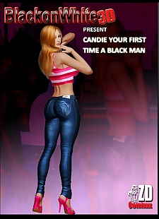  pics Candie Your First Time  BlackonWhite3D, 3d , big cock 