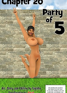  pics Giginho  Chapter 20  Party Of 5, big boobs , blowjob 