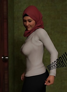  pics Naughty Hijab 3DX- Good Wife-.., 3d , big boobs  big-boobs