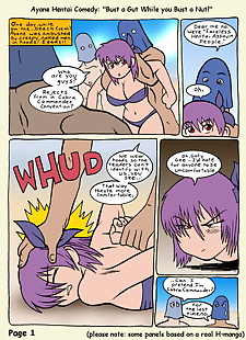 english pics Ayane Hentai Comedy Bust a Gut While.., christie , ayane , blowjob , full color 