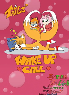 english pics Tails Wake Up Call, bunnie rabbot , amy rose , blowjob , anal  group