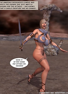  pics Amazons and Monsters- Total War, 3d , big boobs 
